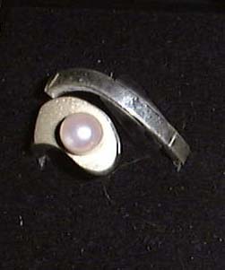 rimfrost ring med pärla rimfrost med pärla 480:-